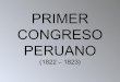 Primer congreso peruano