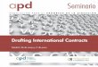 Drafting international contracts