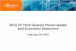 2014-15 Third Quarter Fiscal Update and Economic Statement