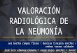 Valoración radiológica de la neumonía