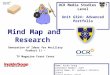Ancillary product (magazine) mind map & research marked