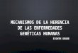 Mecanismos de la herencia de las enfermedades genéticas