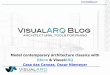 VisualARQ. Oscar Niemeyer: Casa das Canoas. Architecture Rhino, model and video tutorial