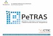 PeTRAS – Plataforma electrónica de Transparencia