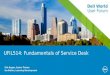 Fundamentals of Service Desk (SD 101)