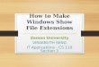 How to Make Windows Show File Extensions
