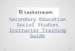 Sec ed social studies ts faculty instructional guide