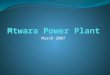 Mtwara power plant 2007