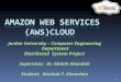 Amazon Web Services (AWS) Case study