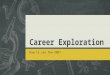 Career Exploration ONET