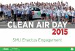 SMU Enactus and CLEAN AIR DAY 2015