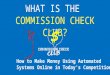 Commission Check-Club-Review Presentation