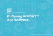 [비즈스프링] BizSpring Insight™ Mobile - APP에 특화된 웹로그분석 솔루션