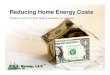 Reducing Home Energy Costs