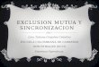 Exclusion mutua y sincronizacion