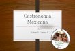 Historia de la Gastronomía Mexicana