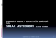 Solar Astronomy Classe Seconda