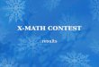 X math contest results1