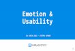 Emotion and usability