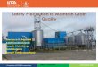 Safety precaution to maintain grain quality - implementer induction training
