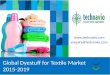 Global Dyestuff for Textile Market 2015-2019