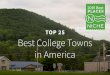 Top 25 Best College Towns in America