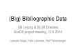 (Big) bibliographic data @ ScaDS project meeting - 2015-06-12