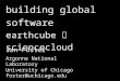 building global software/earthcube->sciencecloud