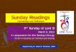 3rd Sunday of Lent Cycle B