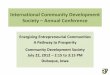 Energizing Entrepreneurial Communities: A Pathway to Prosperity