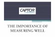Measuring Well: the Key to Success