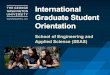 International Graduate Student Orientation 2015-2016