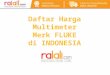 Daftar Harga Multimeter Merk Fluke di Indonesia