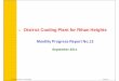 Monthly Progress Report No.13 - September 2011