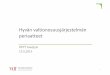 VATT Analyysi: Hyvän valtionosuusjärjestelmän periaatteet, infotilaisuus 13.5.2015