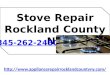 Stove Repair Rockland County NY 845-262-2450