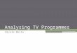 Analysing tv programmes powerpoint