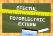 Efectul fotoelectric-extern