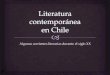 Literatura contemporánea en Chile
