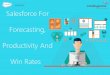Salesforce For Forecasting, Productivity And Win Rates