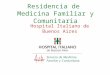 Residencia Hospital Italiano bs as