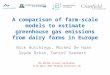 A comparison of farm-scale models to estimate greenhouse gas emissions from dairy farms in Europe