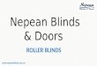 Nepean blinds & doors  roller blinds