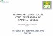 TEMA 6: La Responsabilidad social como generadora de Capital social