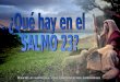 Qué Hay En El Salmo23