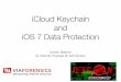 6.1. iCloud keychain and iOS 7 data protection