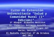Curso de Extensión Universitaria El Madroño