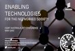 5G: Enabling Technologies for the Networked Society