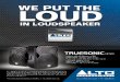 TRUESONIC Series Professional Loudspeakers