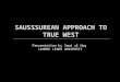 Structuralist (Saussurean)interpretation of true west play (sam shepard)